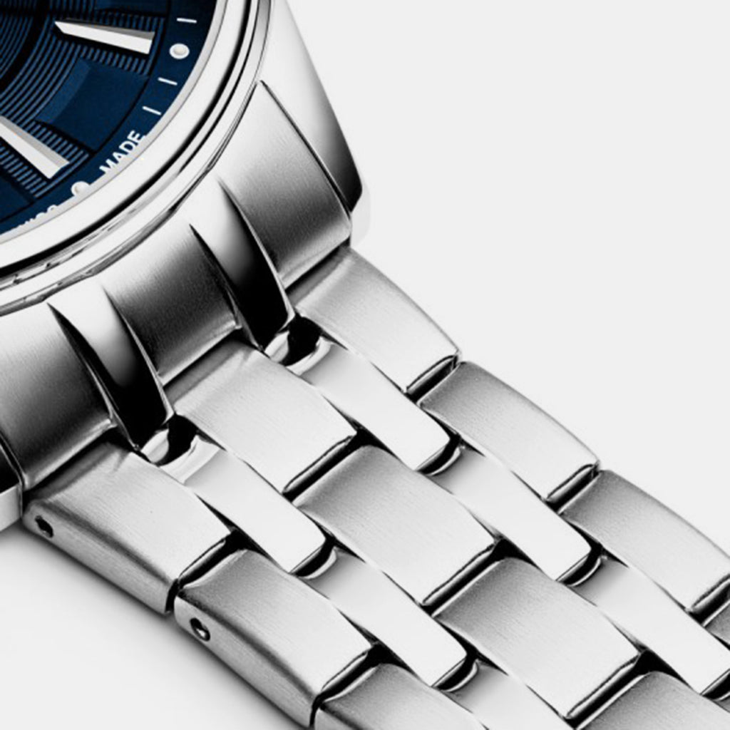 Men Quartz Blue Dial Analog Stainless Steel Watch A1300.5115Q