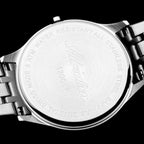 Men Quartz Silver Dial Analog Stainless Steel Watch A1300.5123Q