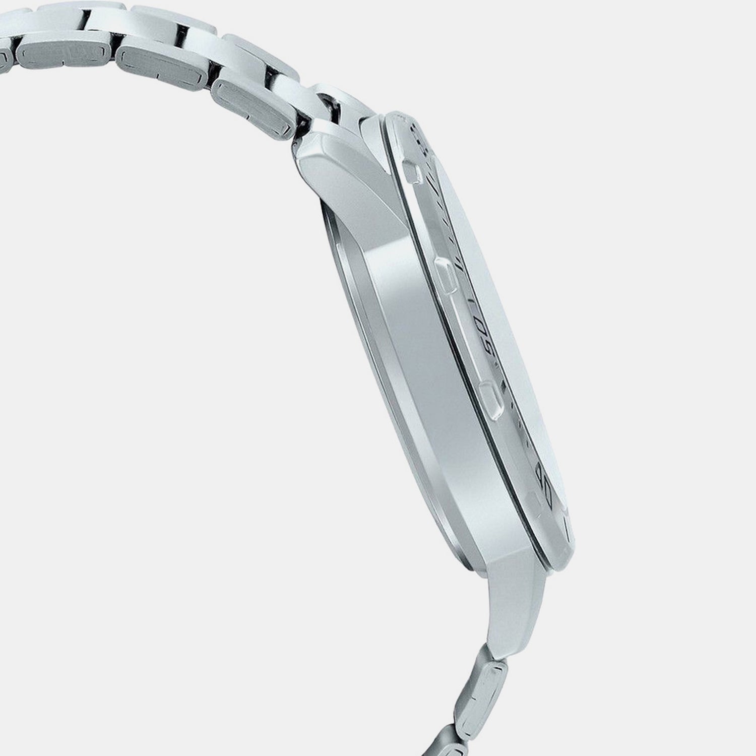 Enticer Men Quartz Black Dial Analog Stainless Steel Watch A1362