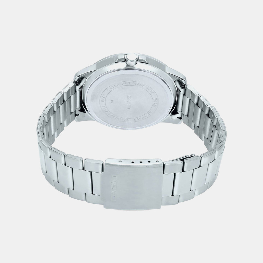 Enticer Men Quartz Blue Dial Analog Stainless Steel Watch A1363