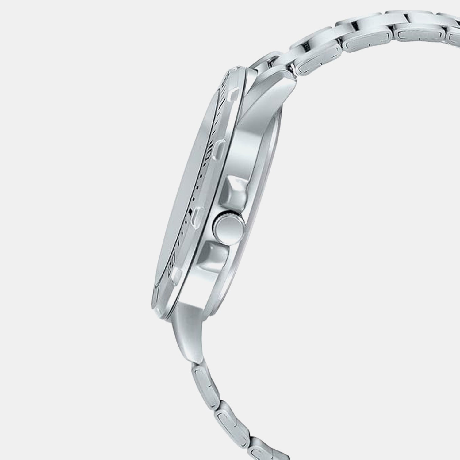 Enticer Men Quartz Blue Dial Analog Stainless Steel Watch A1364