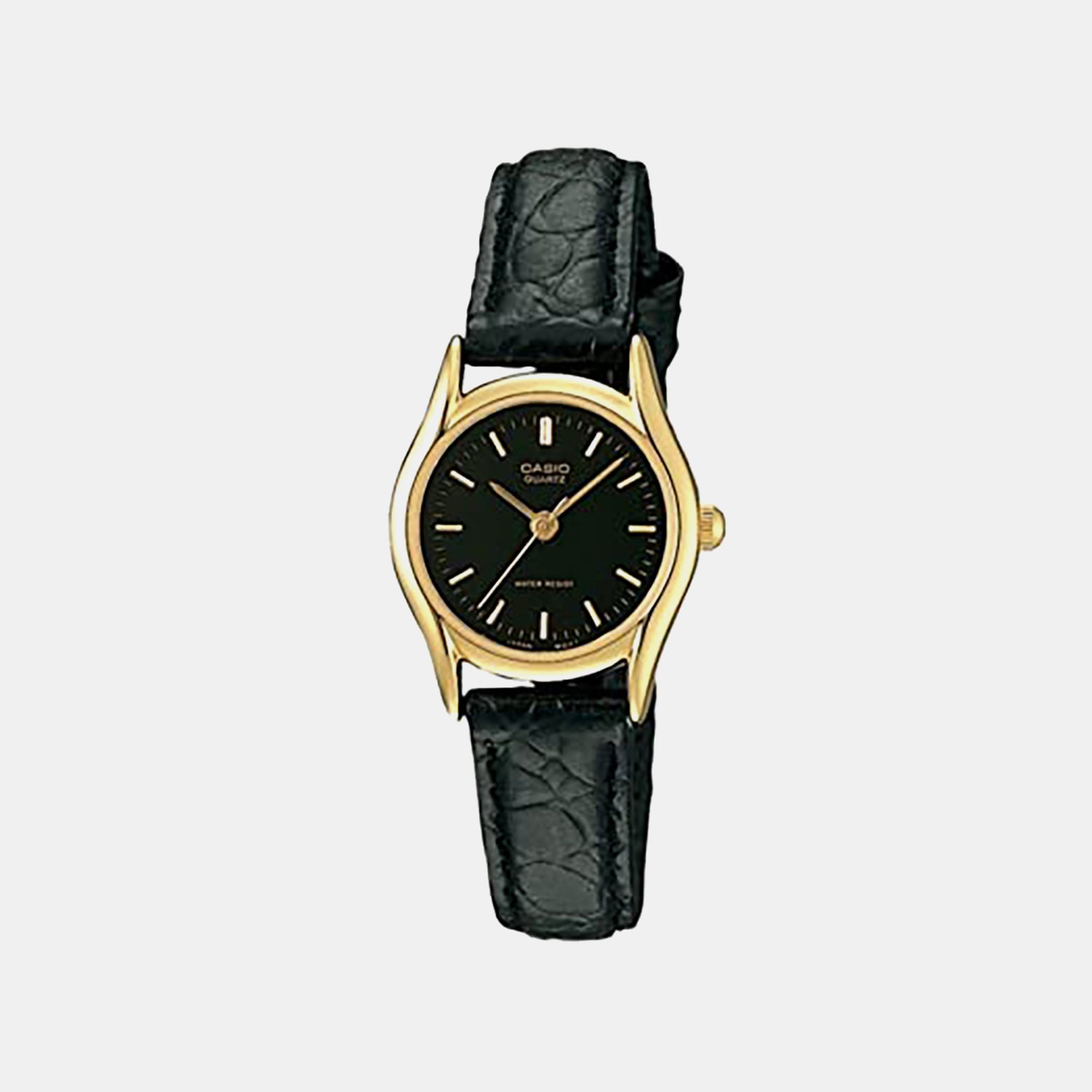Women Quartz Black Dial Analog Leather Watch LTP-1094Q-1ARDF A1415