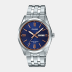 Casio Round Blue Analog watch