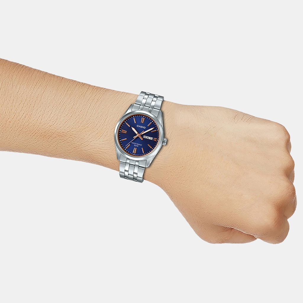 Casio Stainless Steel Blue watch