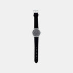 Enticer Men Quartz Black Dial Analog Leather Watch A1521