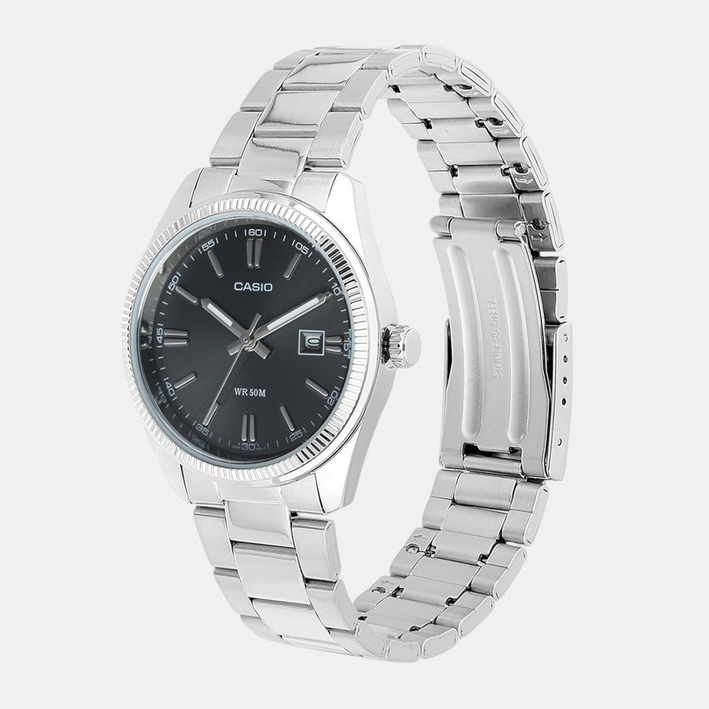 Enticer Women Quartz Black Dial Analog Stainless Steel Watch A1535