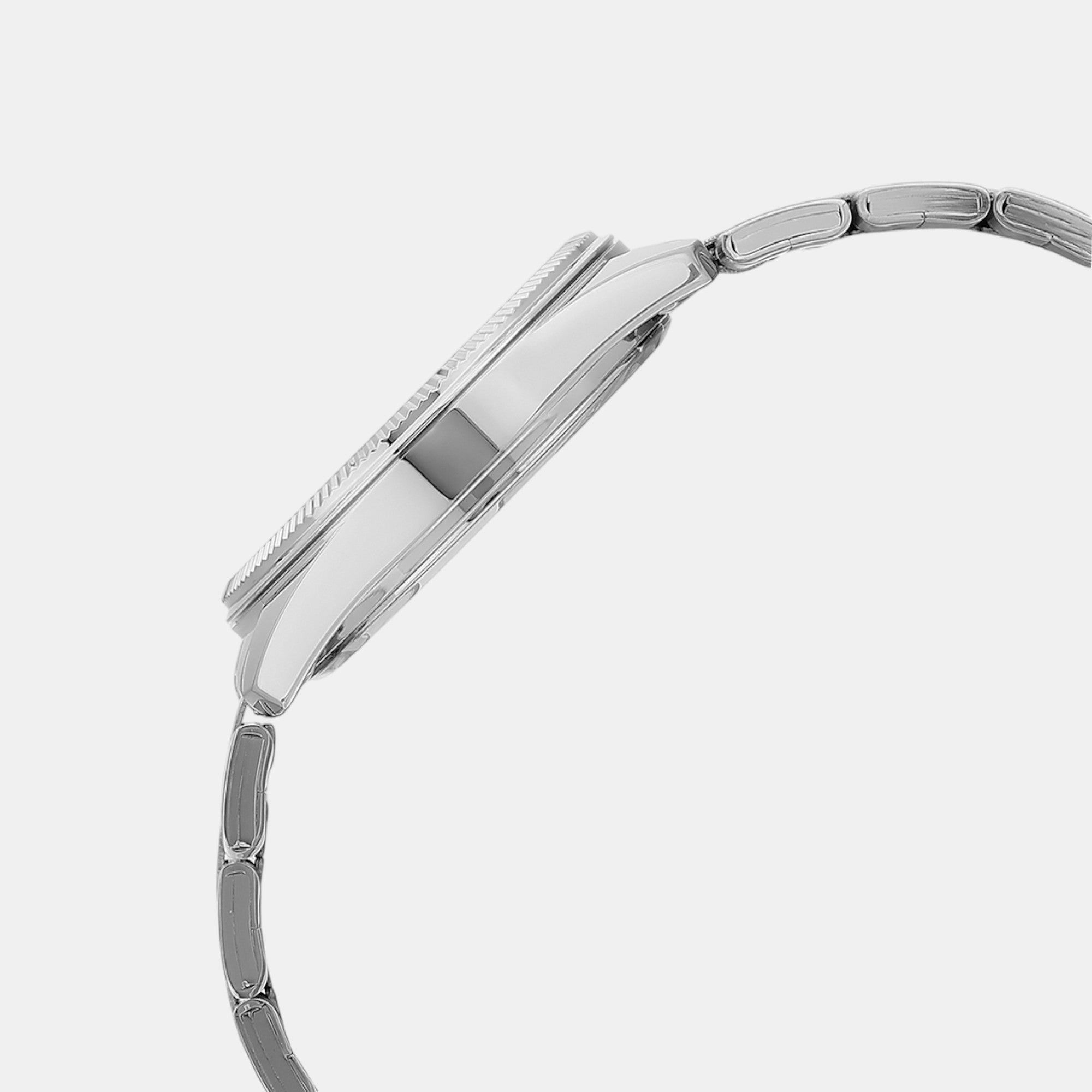 Enticer Women Quartz Black Dial Analog Stainless Steel Watch A1535