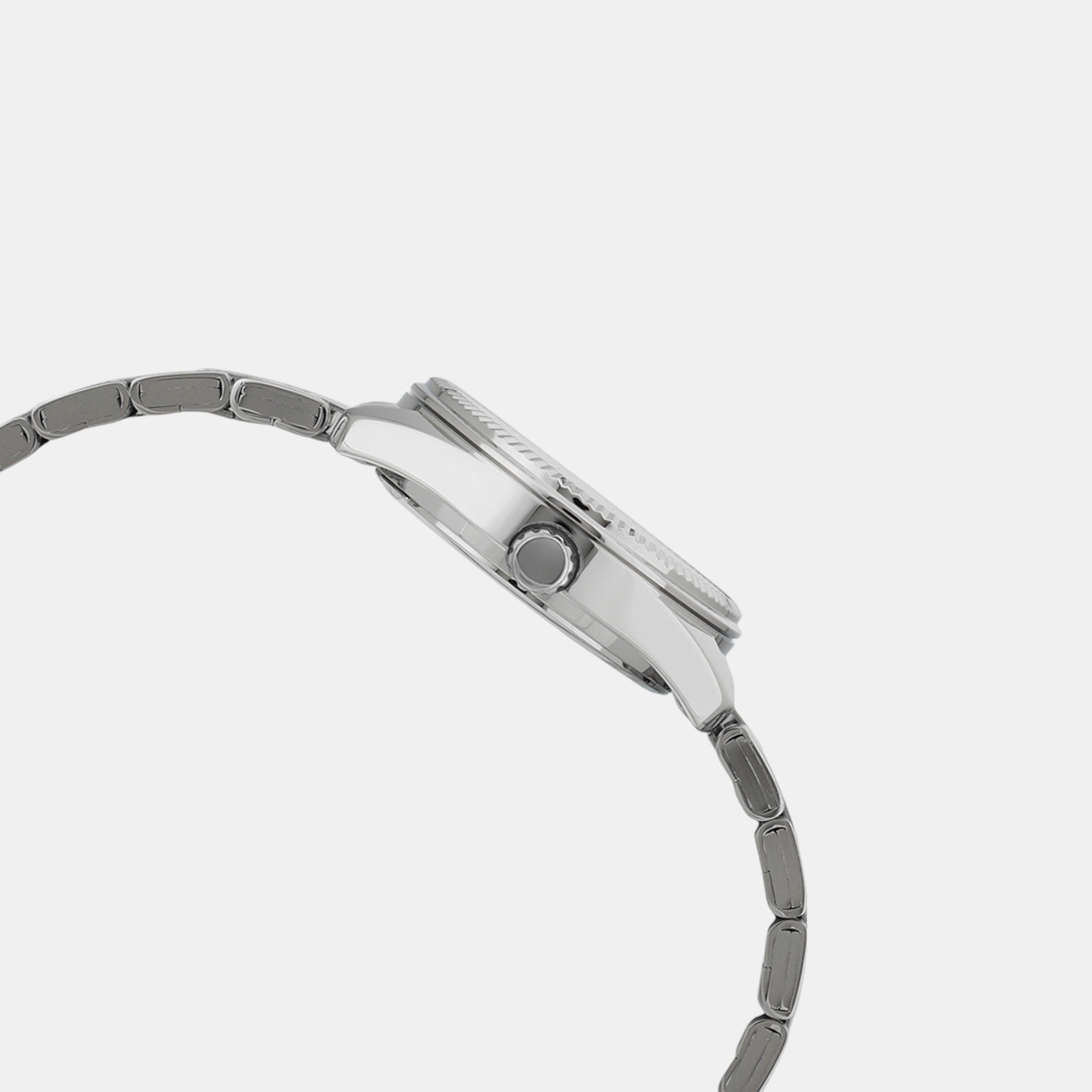 Enticer Men Quartz White Dial Analog Stainless Steel Watch A1539