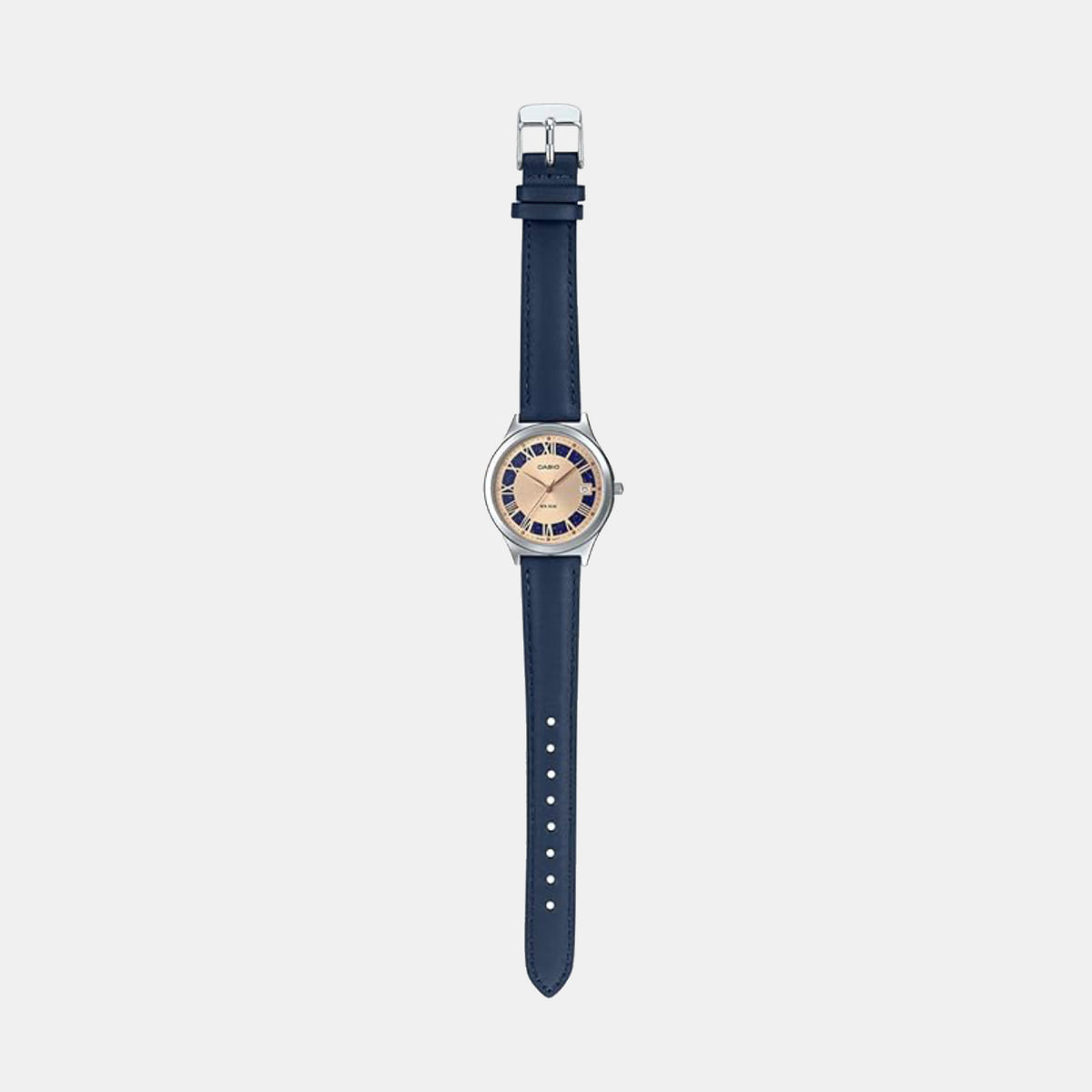 Enticer Women Quartz Rose Gold Dial Analog Leather Watch A1591