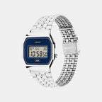Unisex Digital Blue Dial Digital Stainless Steel Watch D432