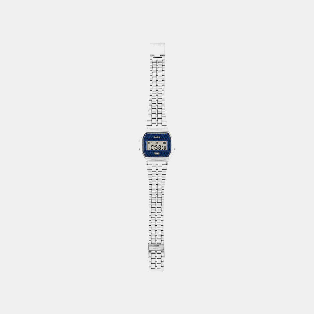 Unisex Digital Blue Dial Digital Stainless Steel Watch D432