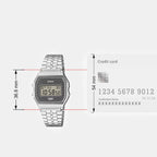 Unisex Digital Grey Dial Digital Stainless Steel Watch D433