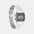 Unisex Digital Grey Dial Digital Stainless Steel Watch D433