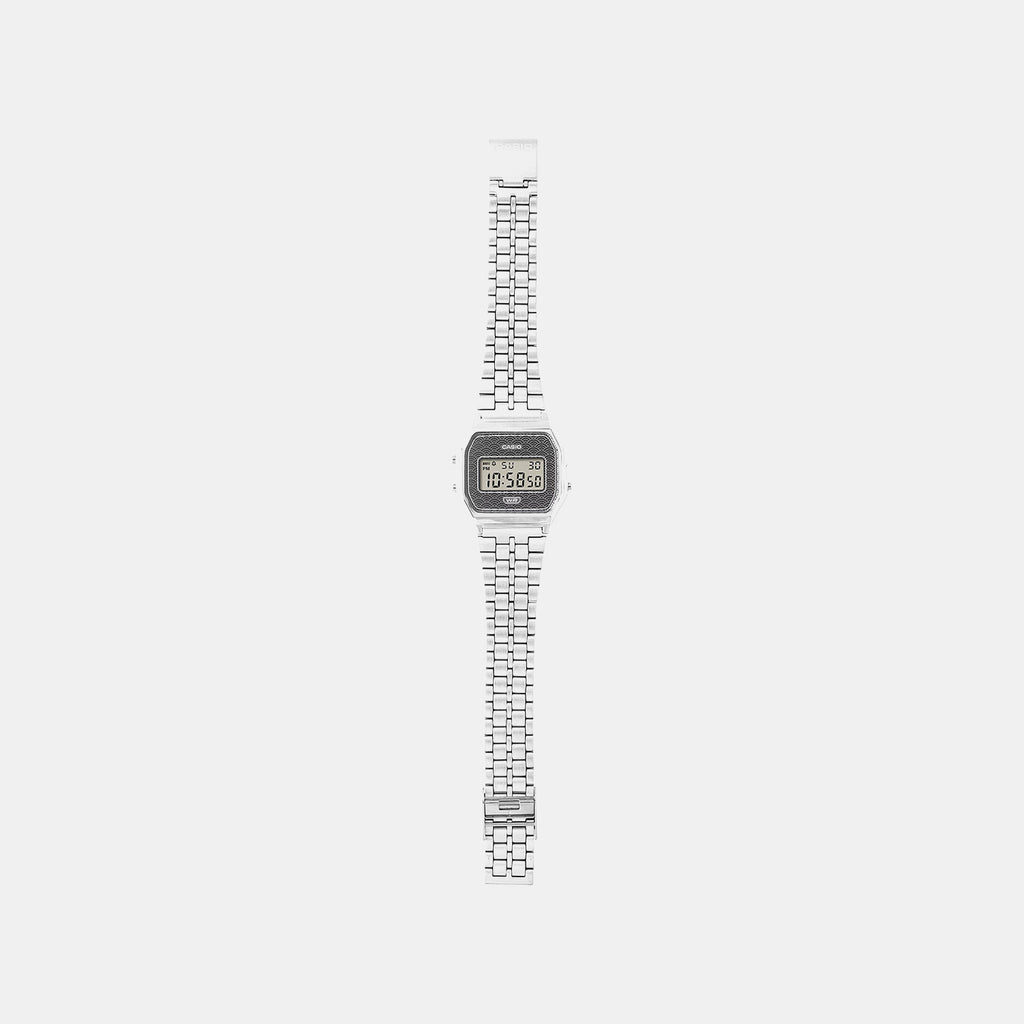 Unisex Digital Grey Dial Digital Stainless Steel Watch D433