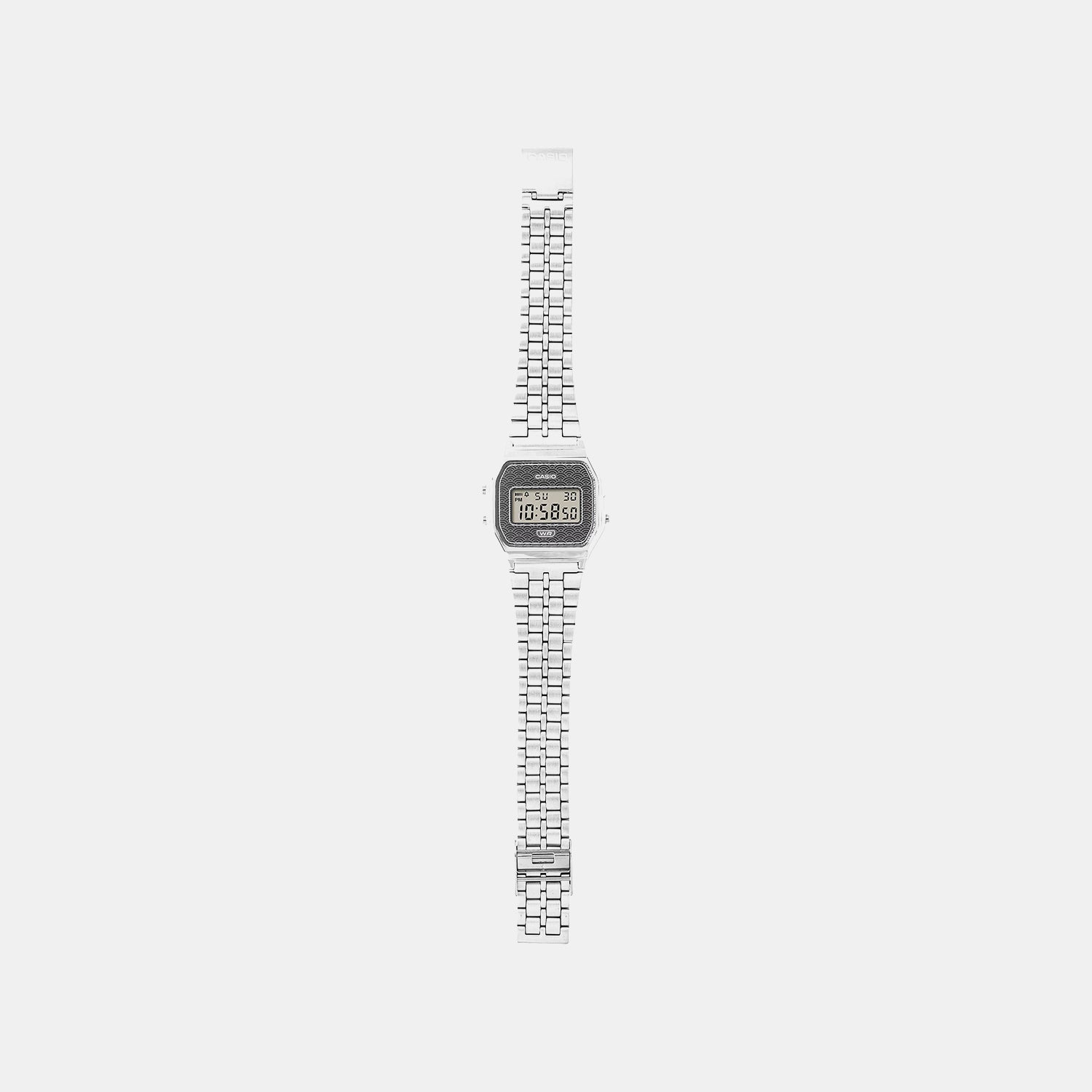 Unisex Digital Grey Dial Digital Stainless Steel Watch D433