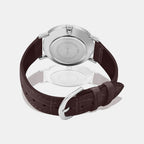 Enticer Women Quartz Silver Dial Analog Leather Watch A1628