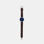 Enticer Women Quartz Blue Dial Analog Leather Watch A1629