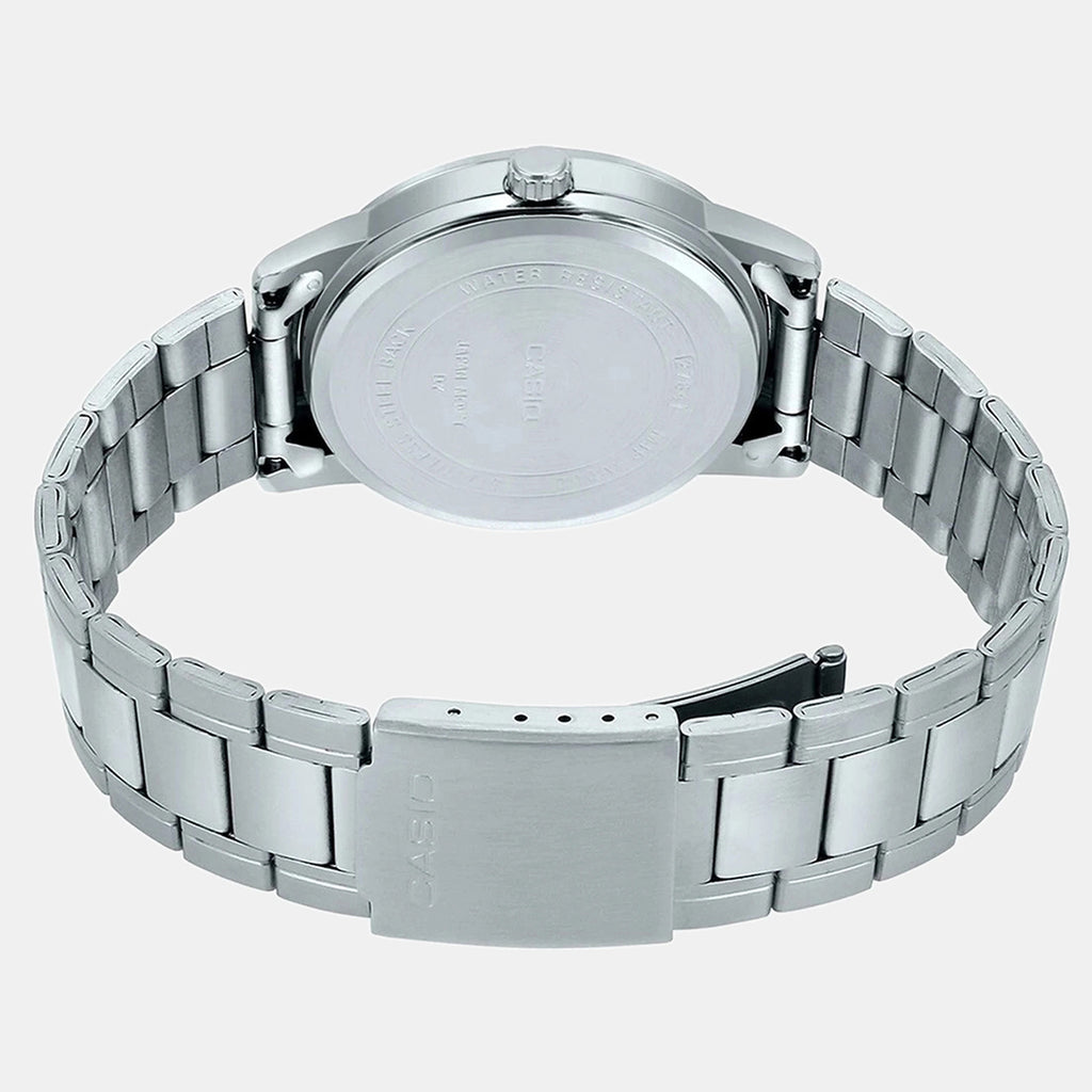 Enticer Men Quartz Black Dial Analog Stainless Steel Watch A1668