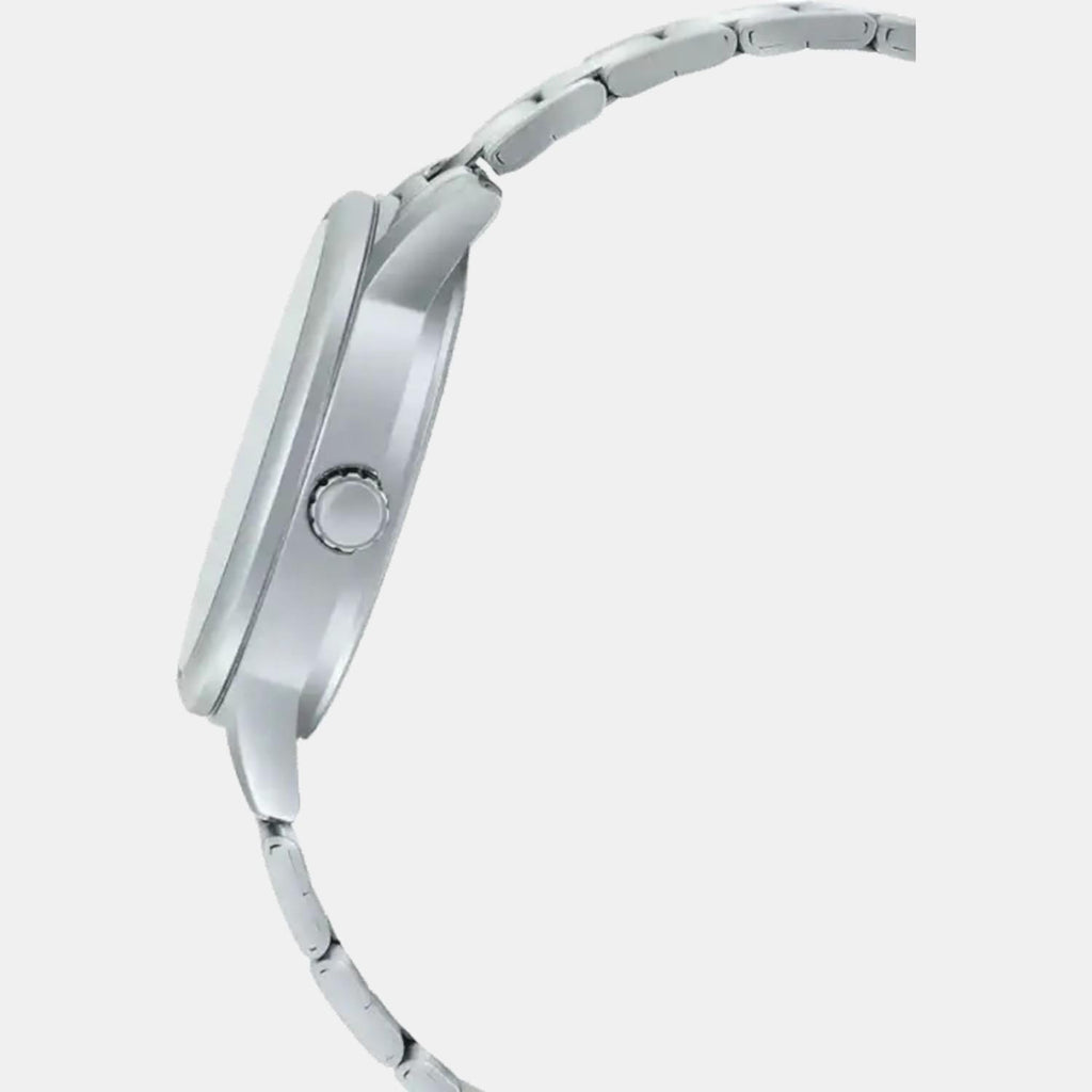 Enticer Men Quartz Black Dial Analog Stainless Steel Watch A1668