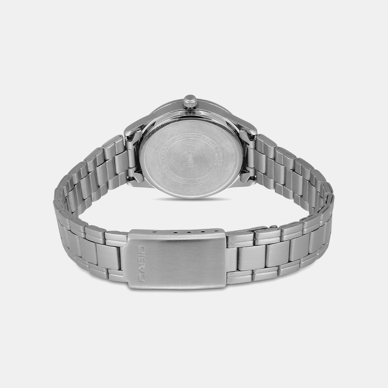 Enticer Women Quartz Blue Dial Analog Stainless Steel Watch A1676