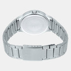 Enticer Men Quartz Black Dial Analog Stainless Steel Watch A1683