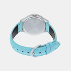 Enticer Women Quartz Blue Dial Chronograph Leather Watch A1701