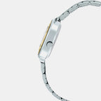 Enticer Women Quartz Silver Dial Analog Stainless Steel Watch A1732