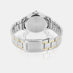 Enticer Men Quartz Black Dial Analog Stainless Steel Watch A1769