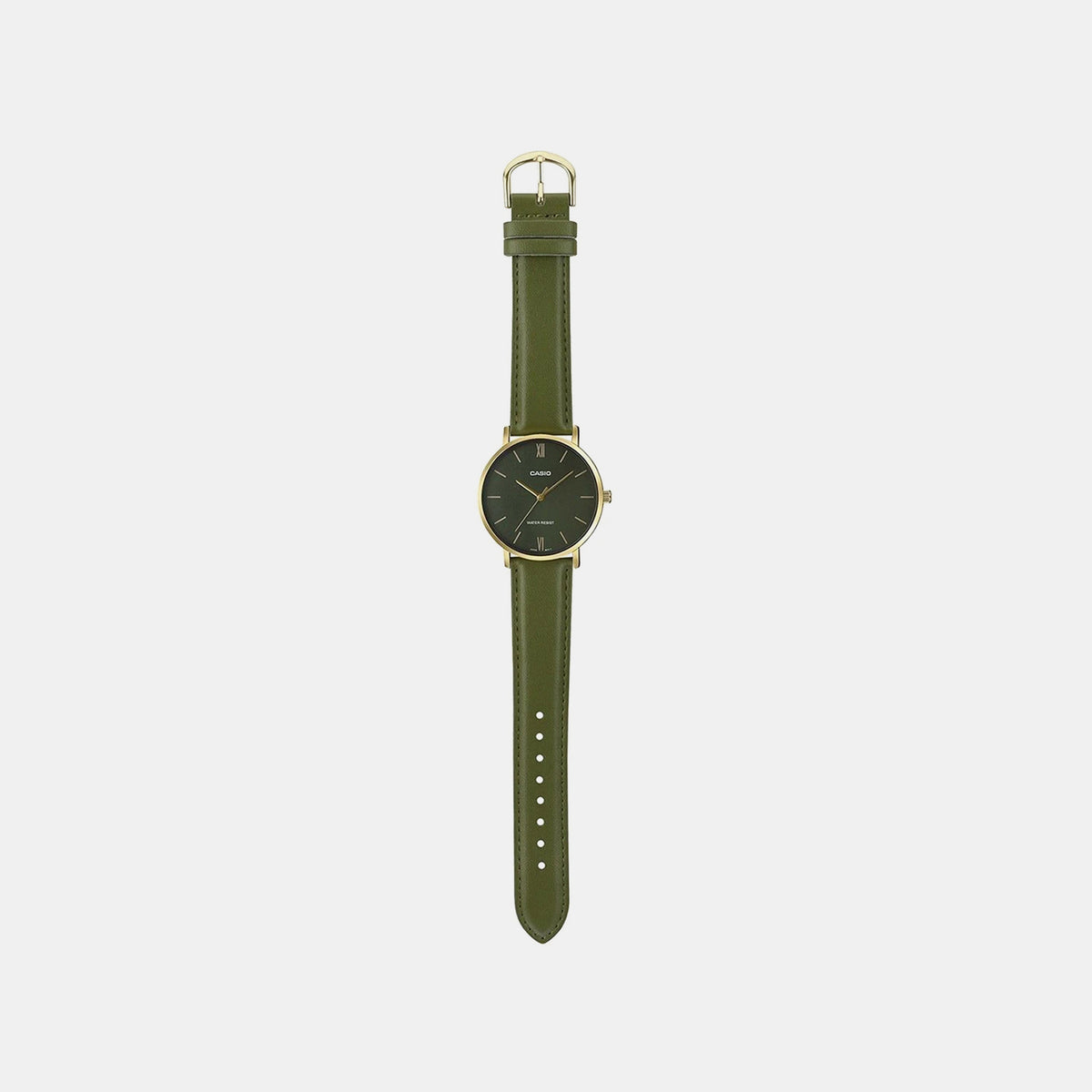 Enticer Men Quartz Green Dial Analog Leather Watch A1782