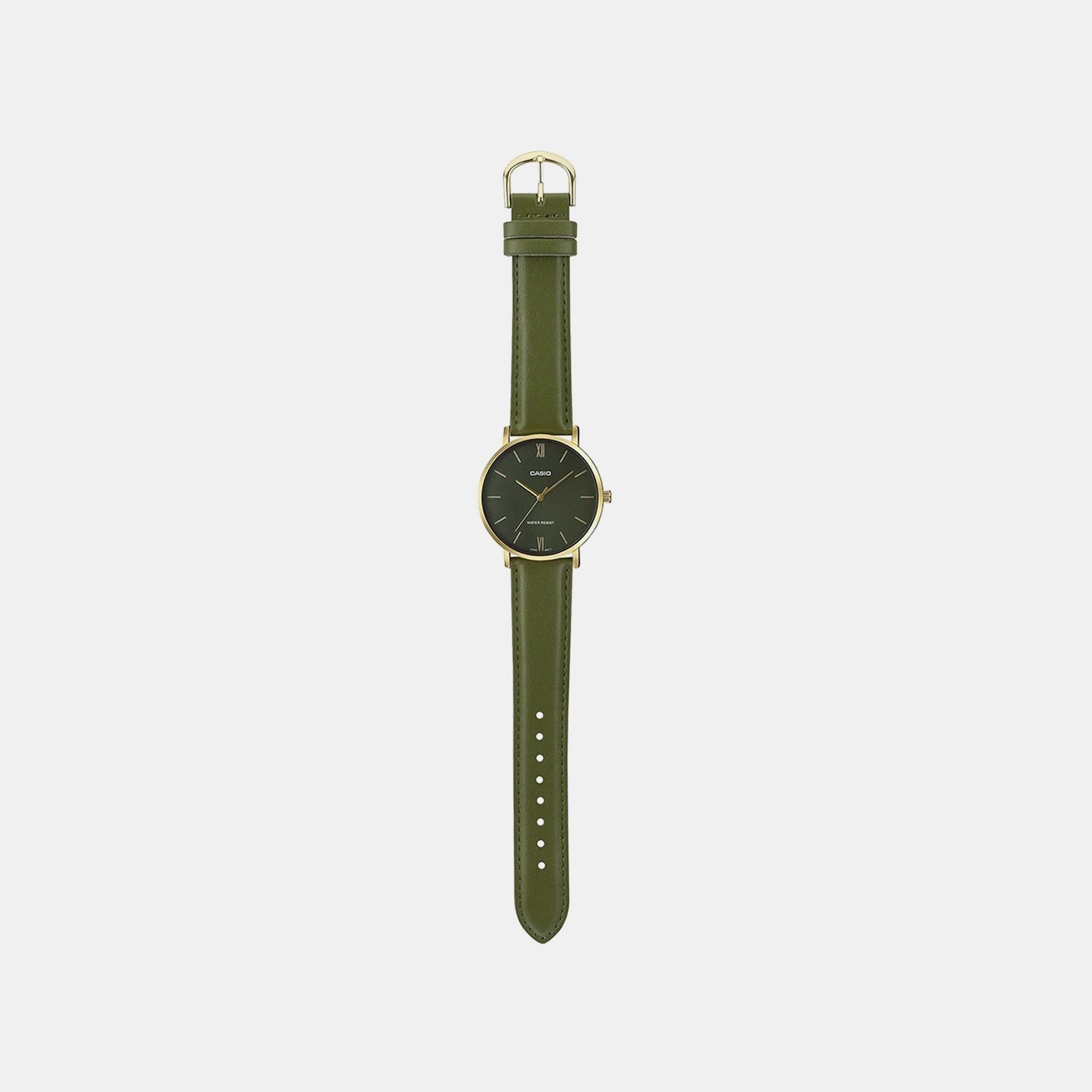Enticer Men Quartz Green Dial Analog Leather Watch A1782
