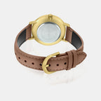 Enticer Men Quartz Brown Dial Analog Leather Watch A1783