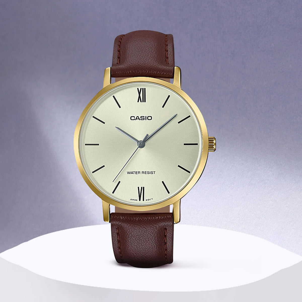 Enticer Women Quartz Silver Dial Analog Leather Watch A1787