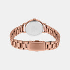 Enticer Women Quartz Rose Gold Dial Analog Stainless Steel Watch A1795