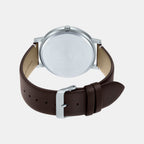 Enticer Men Quartz Gold Dial Analog Leather Watch A1871