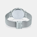 Enticer Men Quartz Blue Dial Analog Mesh Watch A1872