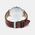 Enticer Men Quartz Blue Dial Analog Leather Watch A1878