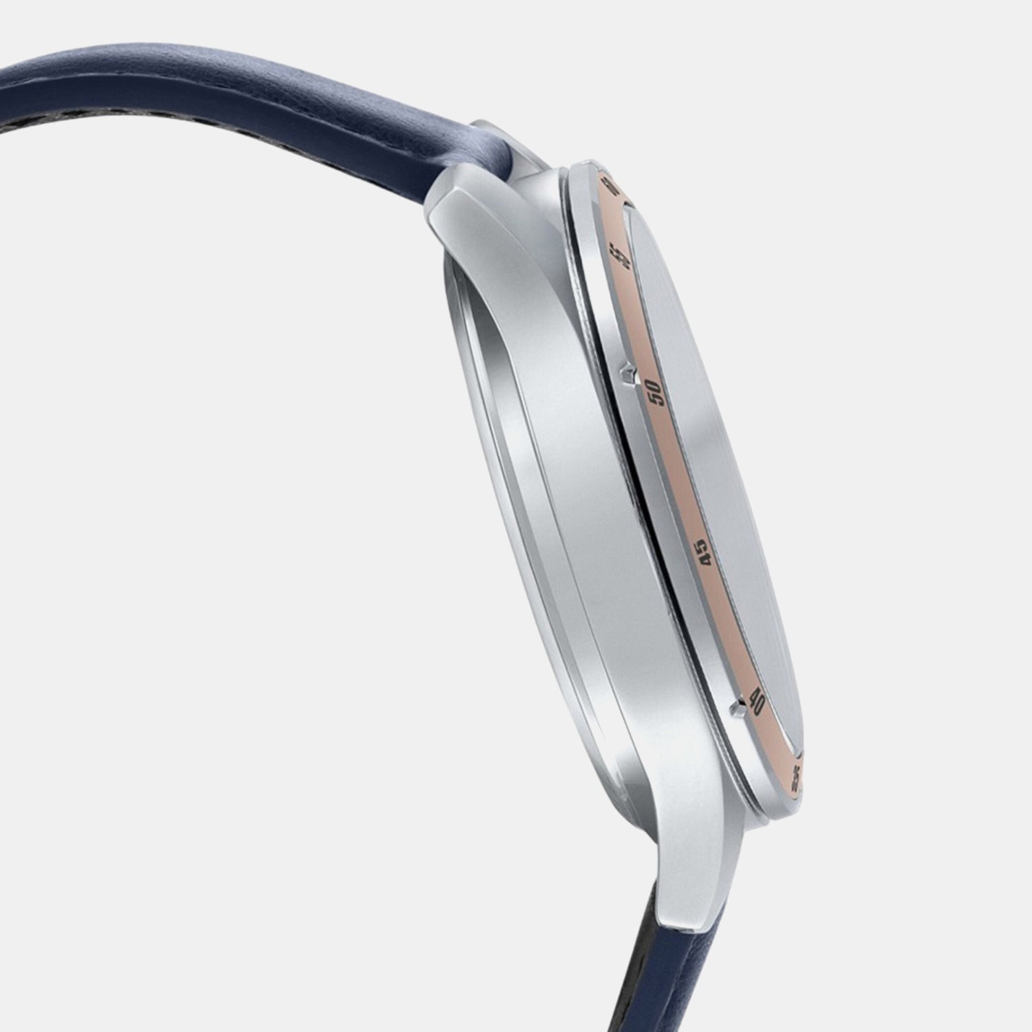 Enticer Men Quartz Blue Dial Chronograph Leather Watch A1889