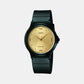 Youth Men Quartz Gold Dial Digital Resin Watch A1904