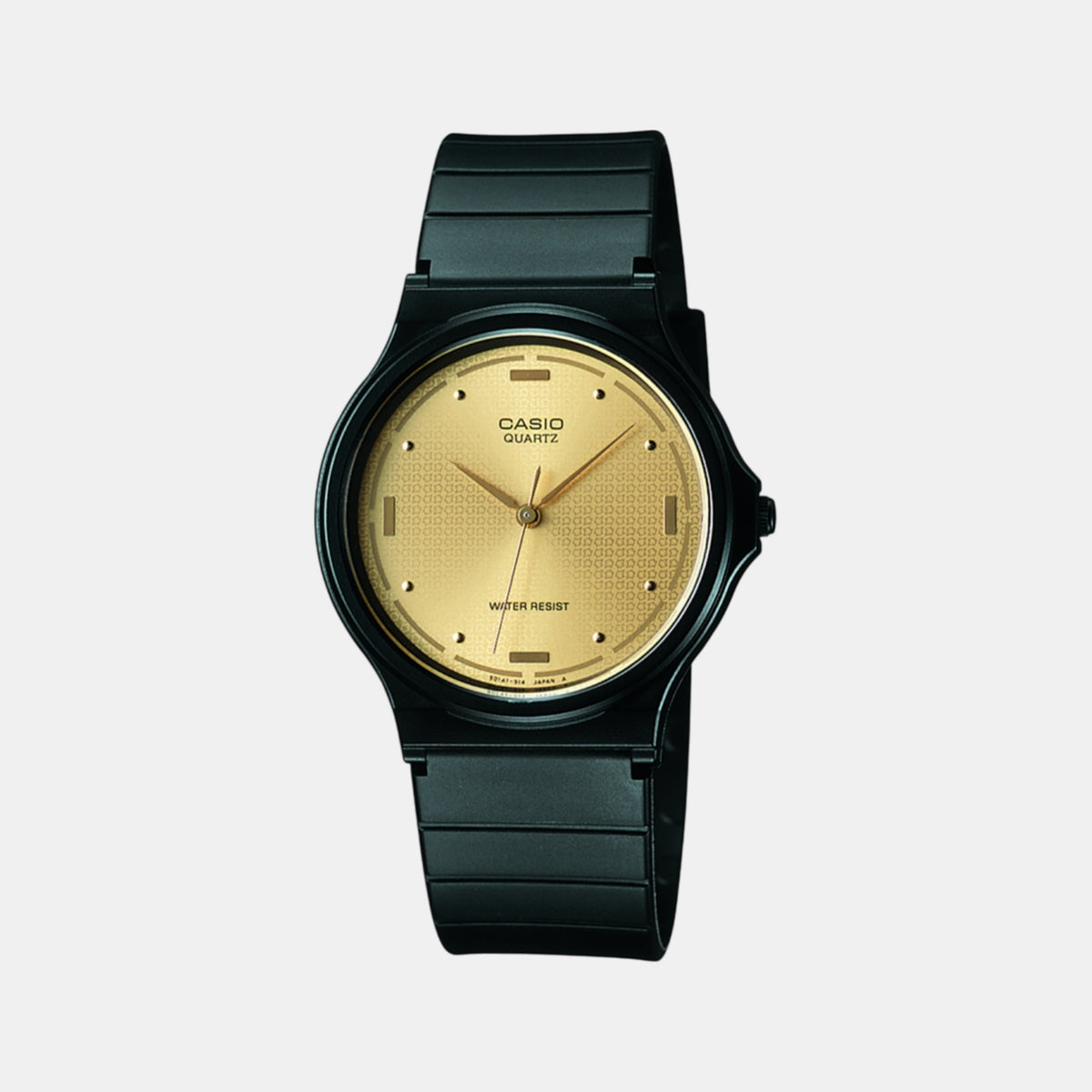 Youth Men Quartz Gold Dial Digital Resin Watch A1904