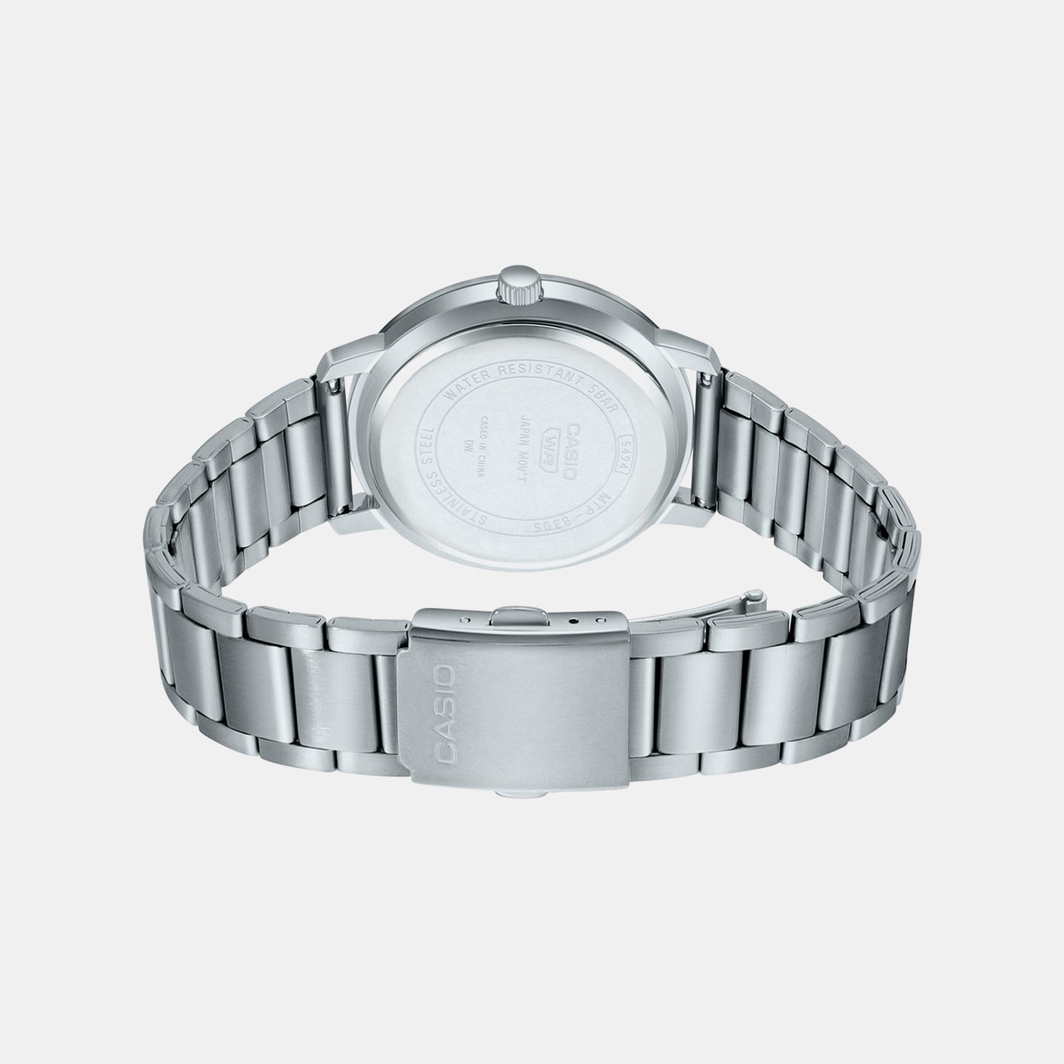 Enticer Men Quartz Silver Dial Chronograph Stainless Steel Watch A1935