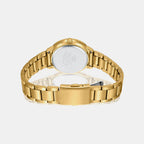 Enticer Women Quartz Gold Dial Analog Stainless Steel Watch A1940