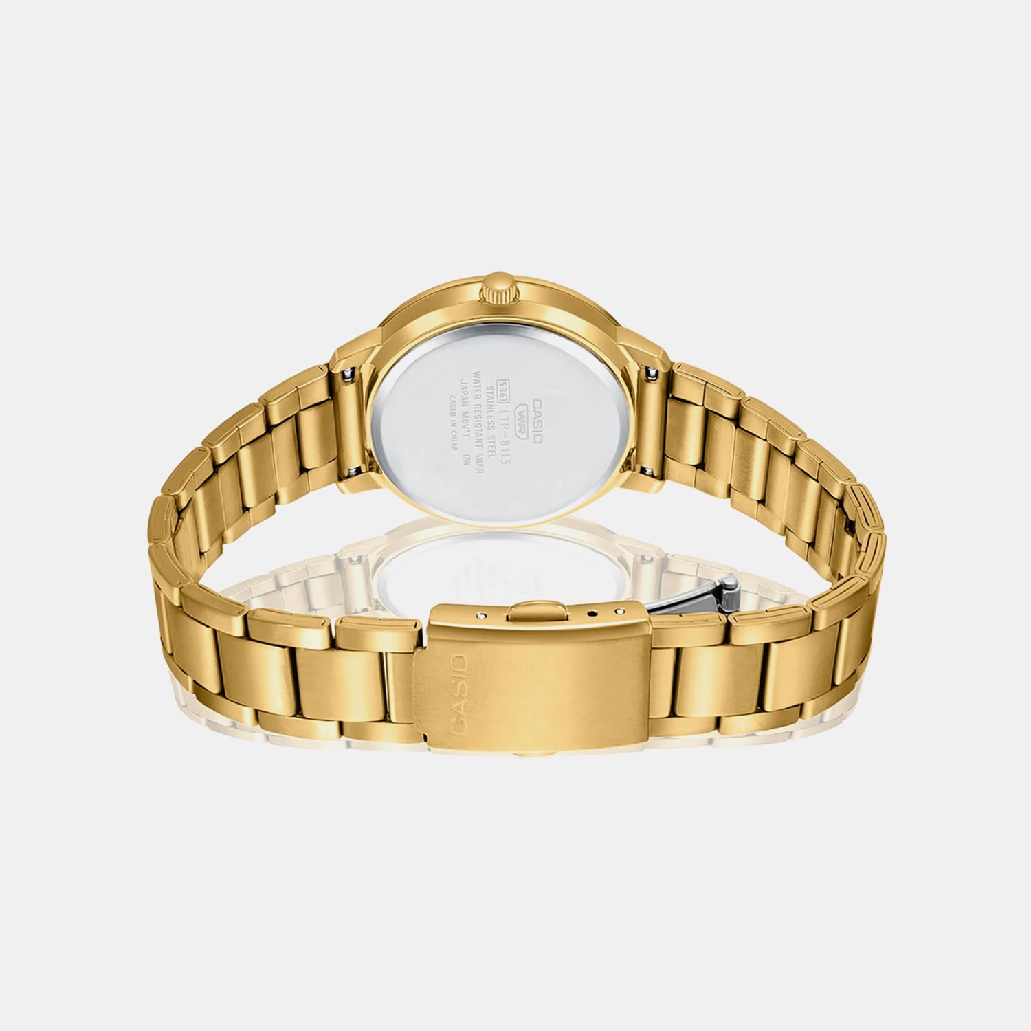 Enticer Women Quartz Gold Dial Analog Stainless Steel Watch A1940