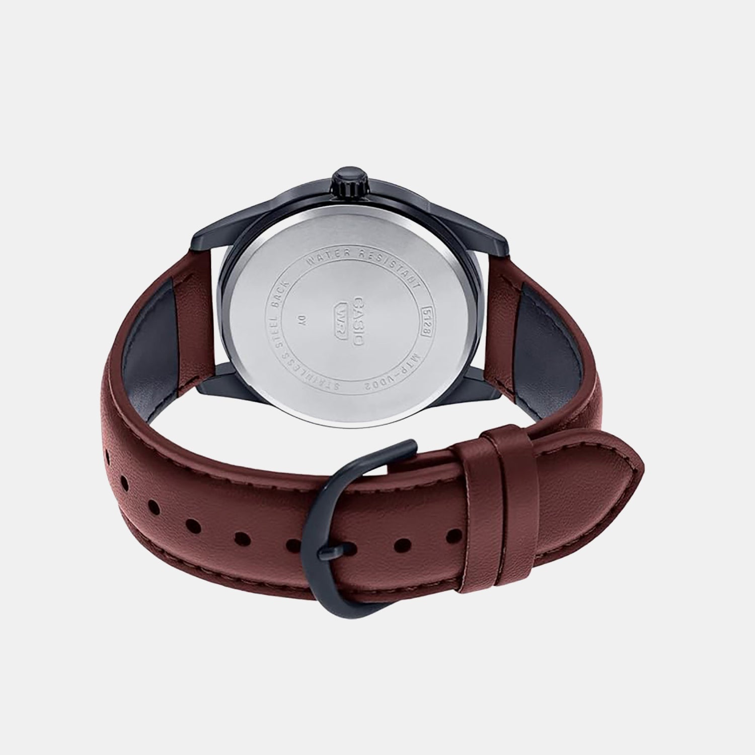 Enticer Men Quartz Red Dial Analog Leather Watch A1946