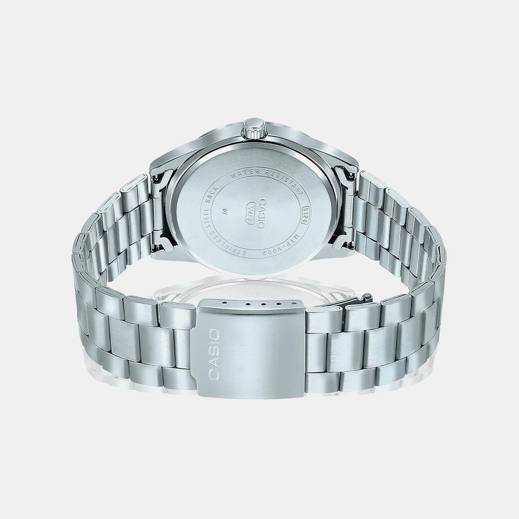 Enticer Men Quartz White Dial Analog Stainless Steel Watch A1950