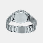 Enticer Men Quartz Black Dial Analog Stainless Steel Watch A1967