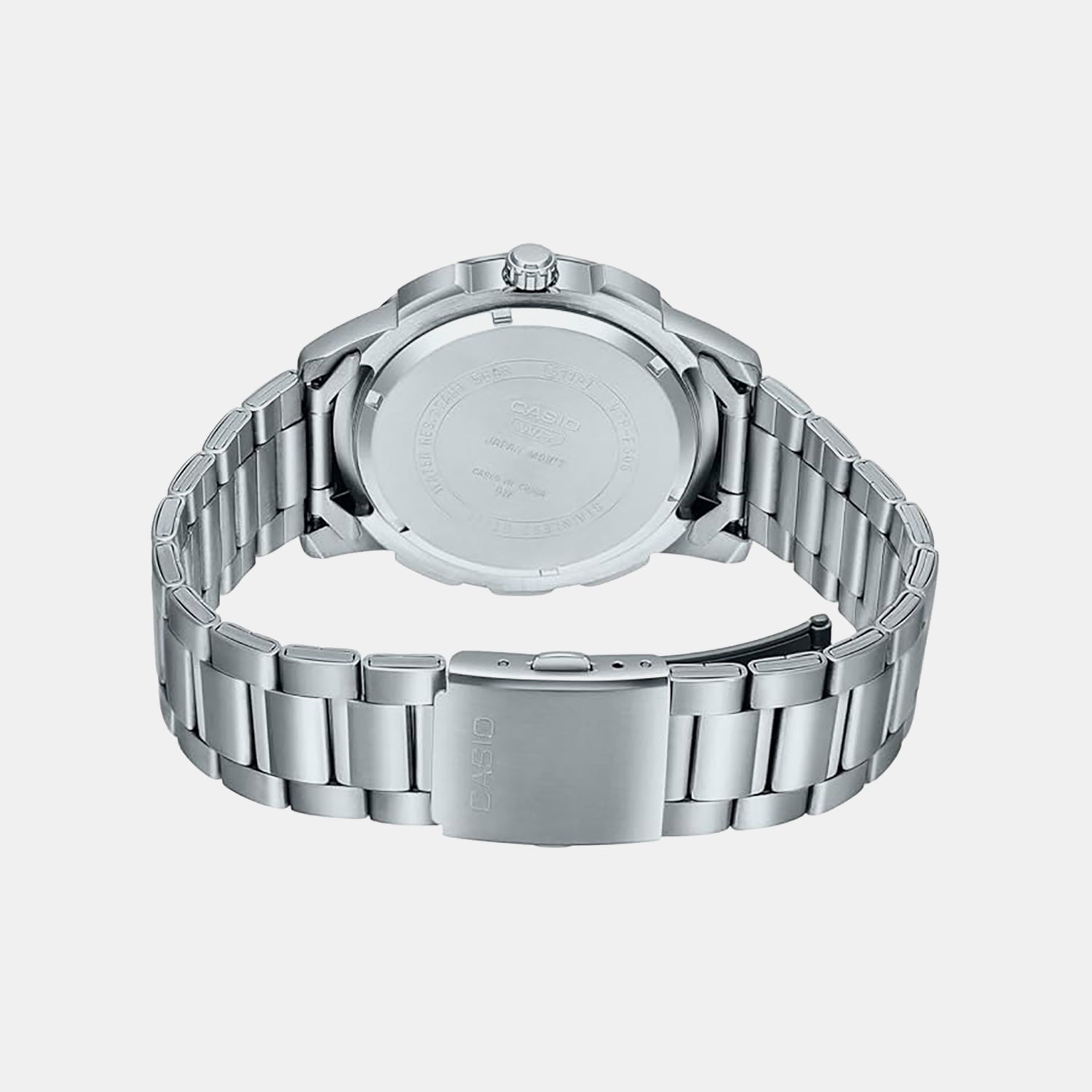 Enticer Men Quartz Black Dial Analog Stainless Steel Watch A1967