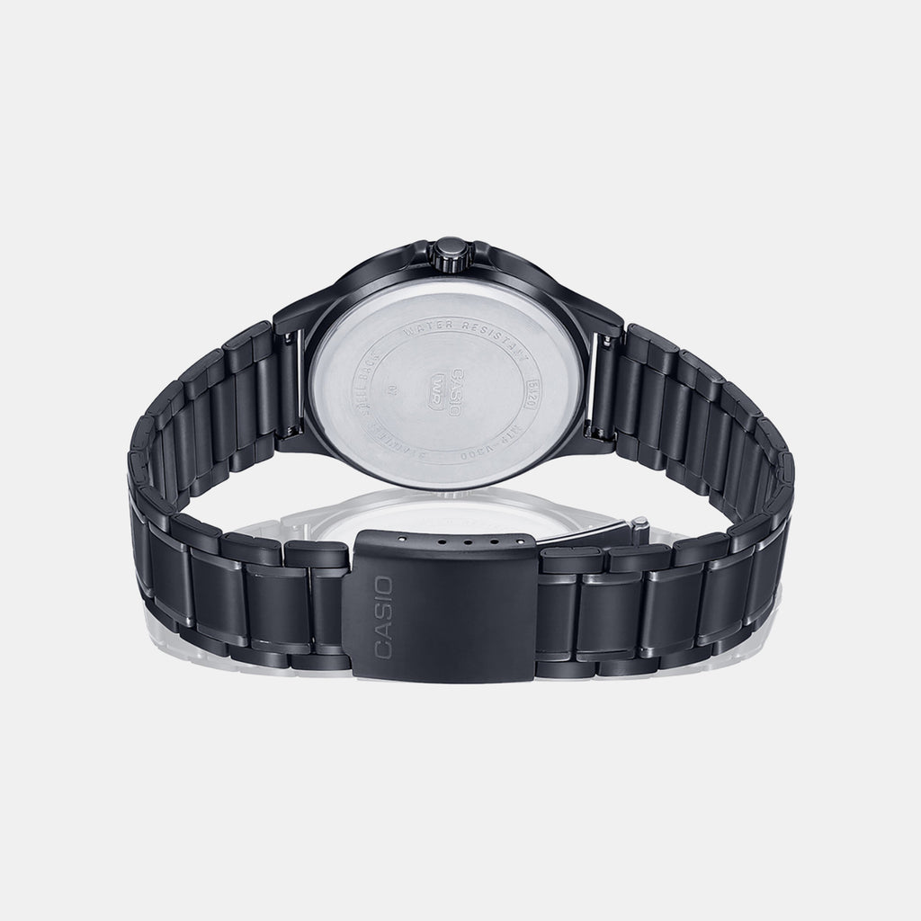 Enticer Men Quartz Black Dial Multi-Function Stainless Steel Watch A1969