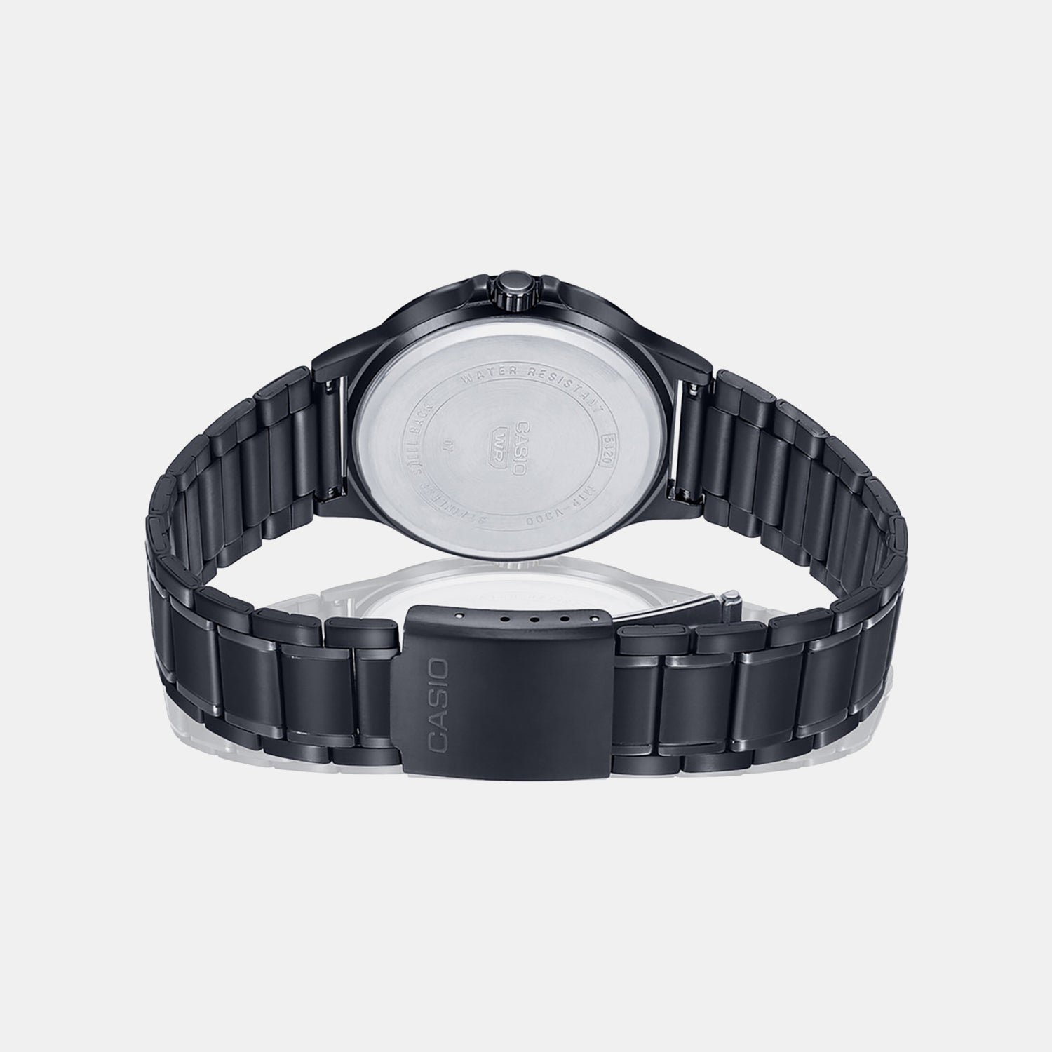 Enticer Men Quartz Black Dial Multi-Function Stainless Steel Watch A1969