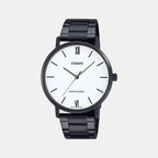 Enticer Men Quartz White Dial Analog Stainless Steel Watch A1975