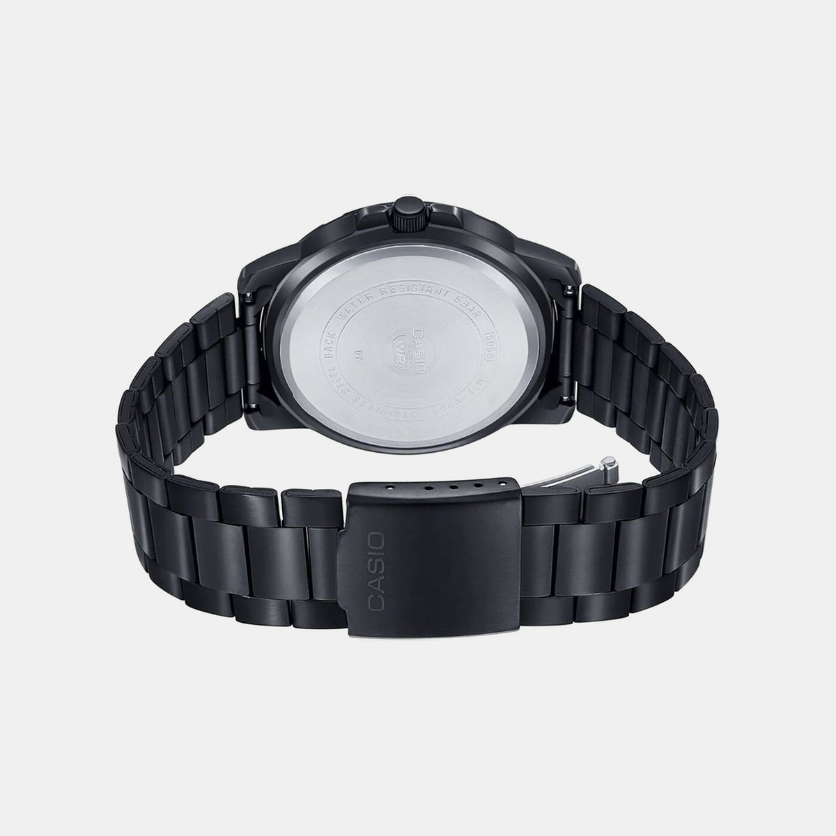 Enticer Men Quartz Black Dial Analog Stainless Steel Watch A1979